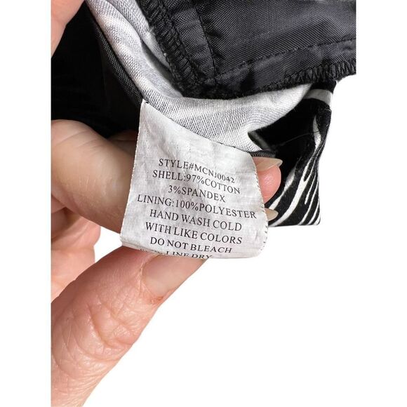 Notations Zebra Print Y2K Blazer lightweight jacket sz S - Picture 4 of 5